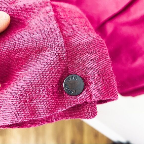 Horny Toad Organic Cotton‎ Magenta Pink Cross-over Dress M - Picture 7 of 11